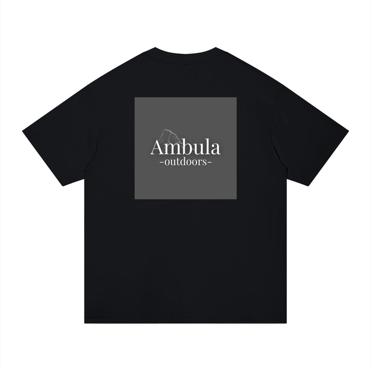 Men’s (Grey) Back Print T-Shirt