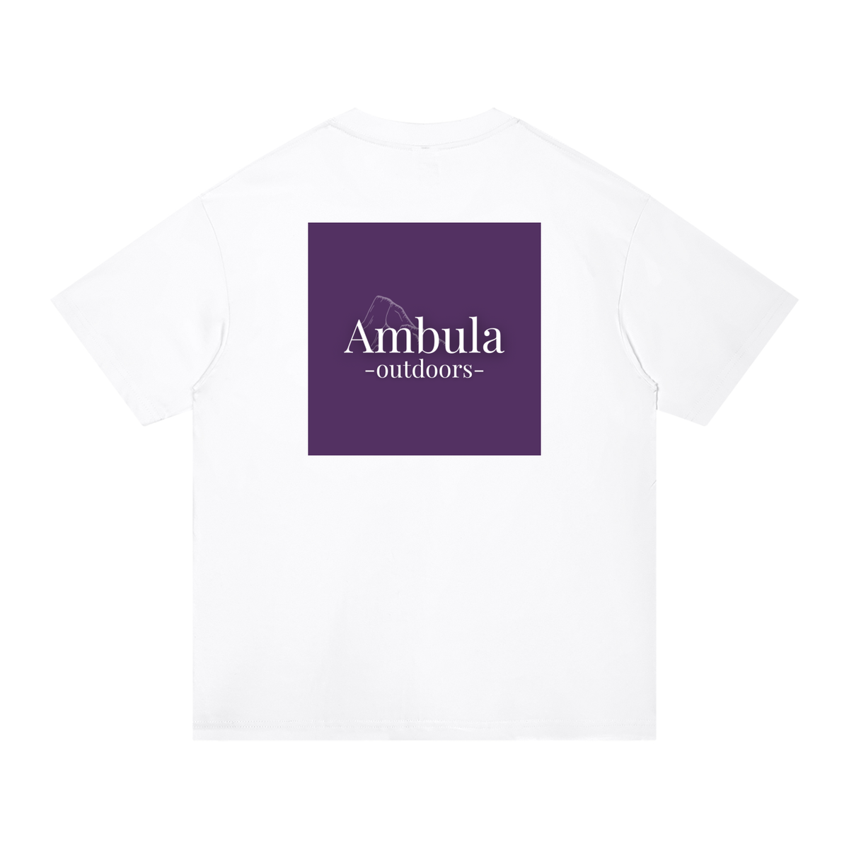 Men’s (Purple) Back Print T-Shirt